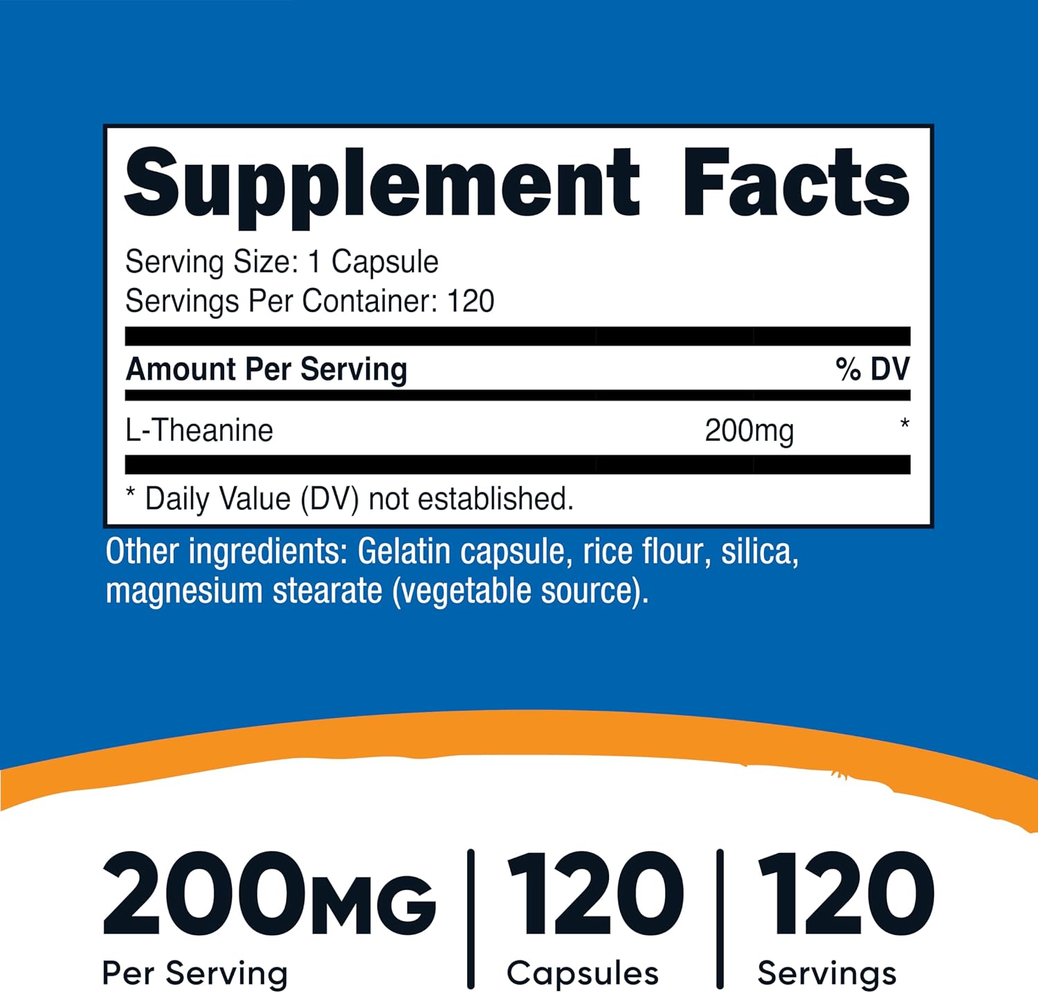 Nutricost L-Theanine 200mg