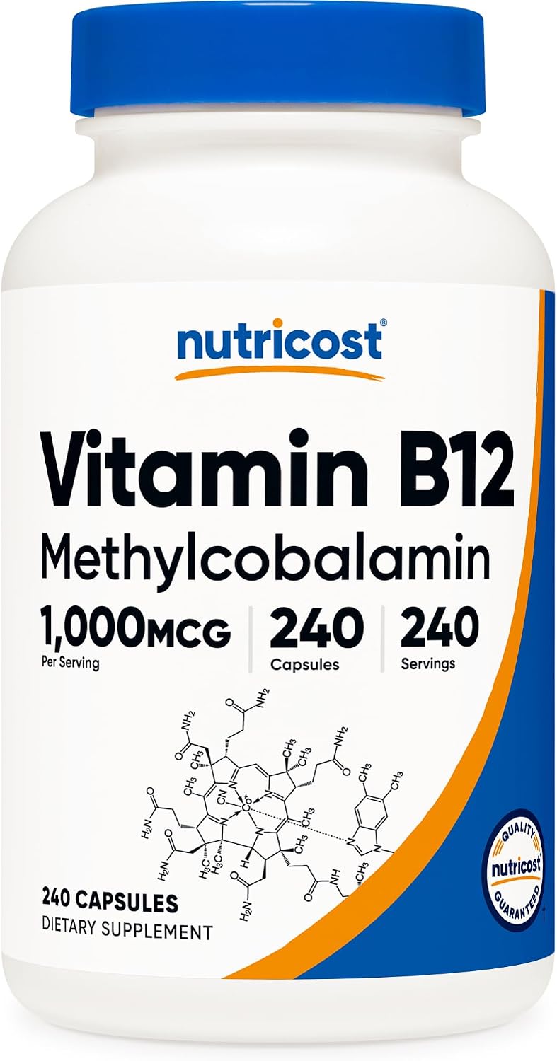 Nutricost Vitamin B12 (Methylcobalamin) 1000mcg