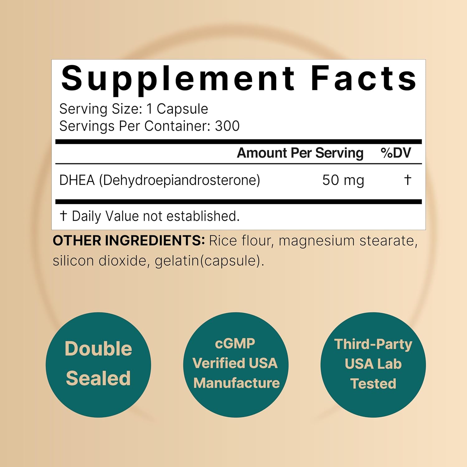 NatureBell DHEA 50mg