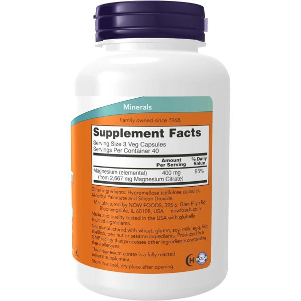 NOW Supplements Magnesium Citrate - Image 2