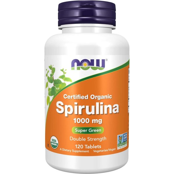 NOW Supplements Spirulina 1000 mg